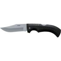 Gator Clip Point Folding Knife with Plain Edge, 3-3/4" Blade, Stainless Steel Blade, Plastic Handle  TCT824 | TENAQUIP