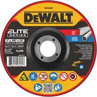 Elite™ Series Metal Cut-Off Wheel, 5" x 0.045", 7/8" arbor, Zirconia Alumina, Type 27  TCU082 | TENAQUIP