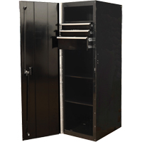 RX Series Side Cabinet, 3 Drawers, 19" W x 25" D x 61" H, Black  TEQ493 | TENAQUIP