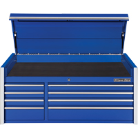 Extreme Tools<sup>®</sup> RX Series Top Tool Chest, 54-5/8" W, 8 Drawers, Blue  TEQ499 | TENAQUIP