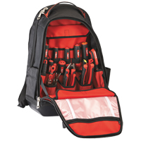 Jobsite Backpack, 20" L x 16" W, Black, Ballistic  TEQ660 | TENAQUIP