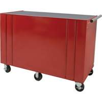 Industrial Tool Cart, 12 Drawers, 56" W x 24-1/2" D x 38-1/8" H, Red TER103 | TENAQUIP