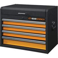 Coffre à outils de série GSX, 26" la, 4 tiroirs, Noir/Orange  TER208 | TENAQUIP