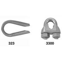 Wire Rope Clips with Thimble Set  TTB083 | TENAQUIP