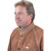 Welding Jacket, Leather, 3X-Large, Lava Brown™ TTU402 | TENAQUIP