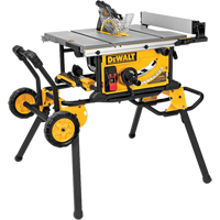 Jobsite Table Saw With Rolling Stand, 15 A, 4800 RPM  TYD802 | TENAQUIP