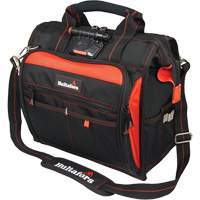 Lighted Technician's Tool Bag, Ballistic Polyester, Black/Orange  UAX323 | TENAQUIP