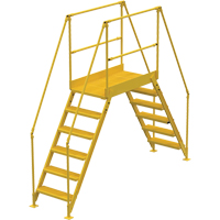 Crossover Ladder, 116" Overall Span, 60" H x 48" D, 24" Step Width  VC456 | TENAQUIP