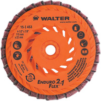 Enduro-Flex 2-in-1™ Flap Disc, 4-1/2" x 5/8"-11, 80 Grit, Ceramic  VV387 | TENAQUIP